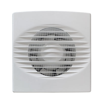 RICO Bathroom Extractor Fan Kit with Timer & Graphite External Wall Vent