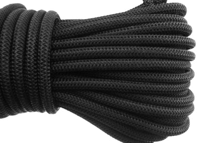 Black 8mm Elastic Bungee Rope Available in 10m, 20m & 30m