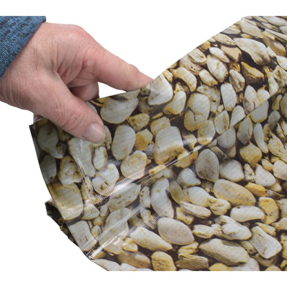 Pebble Effect Pond Liner 450gsm PVC with Underlay – Heavy Duty Garden Lining