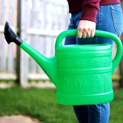 Agritrade Plastic Watering Can 10L Flower Design Garden Indoor Outdoor.