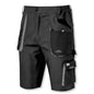 CLASSIC 100 Slim Work Shorts Trousers Cotton Oxford Reinforced Mens Grey