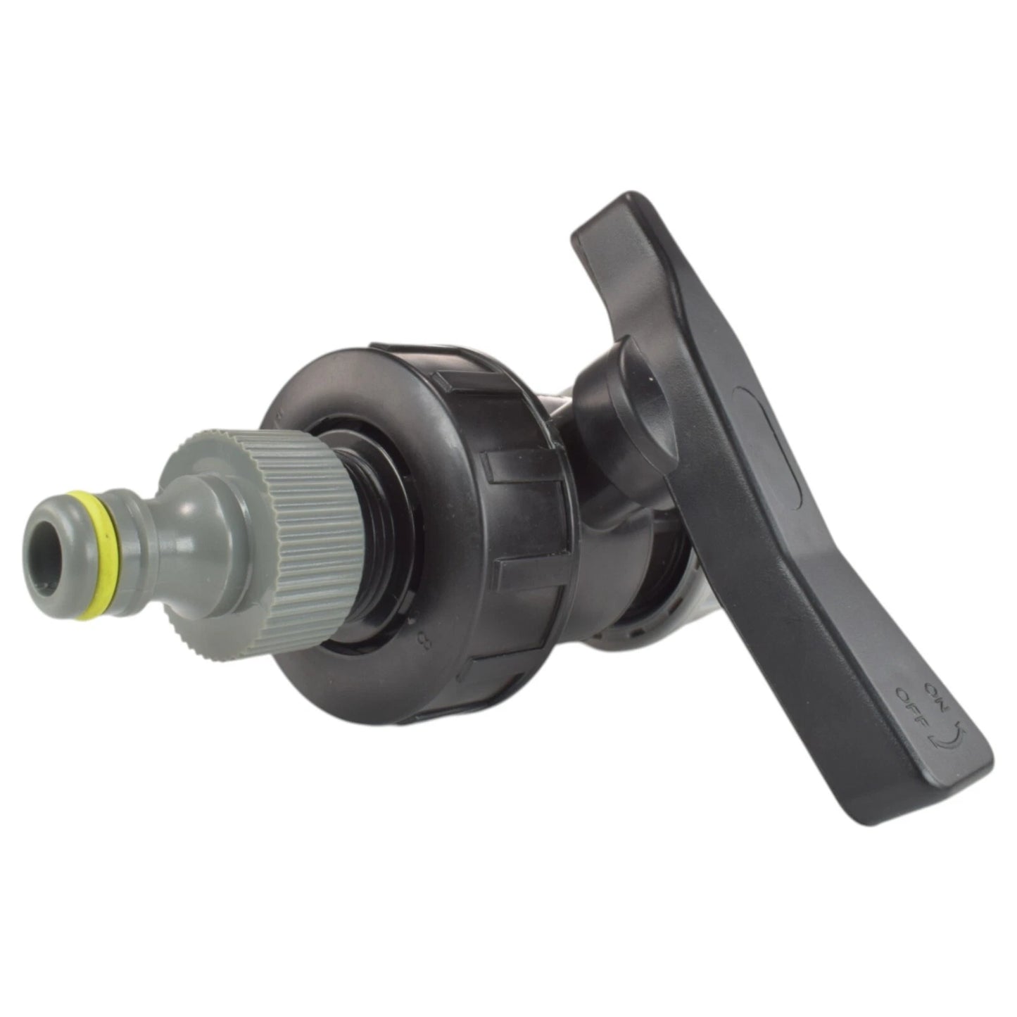 MDPE Pipe Valve Tap Connector 20 25 32mm Garden Hose BSP Click Lock