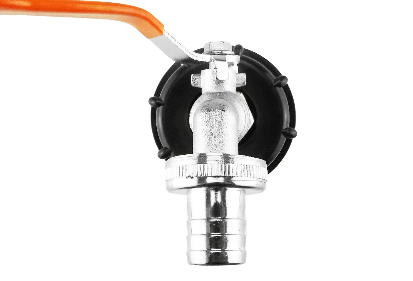 IBC Tank Adapter S60x6 1/2" or 3/4" Brass Tap Hose Barb or Quick Connector