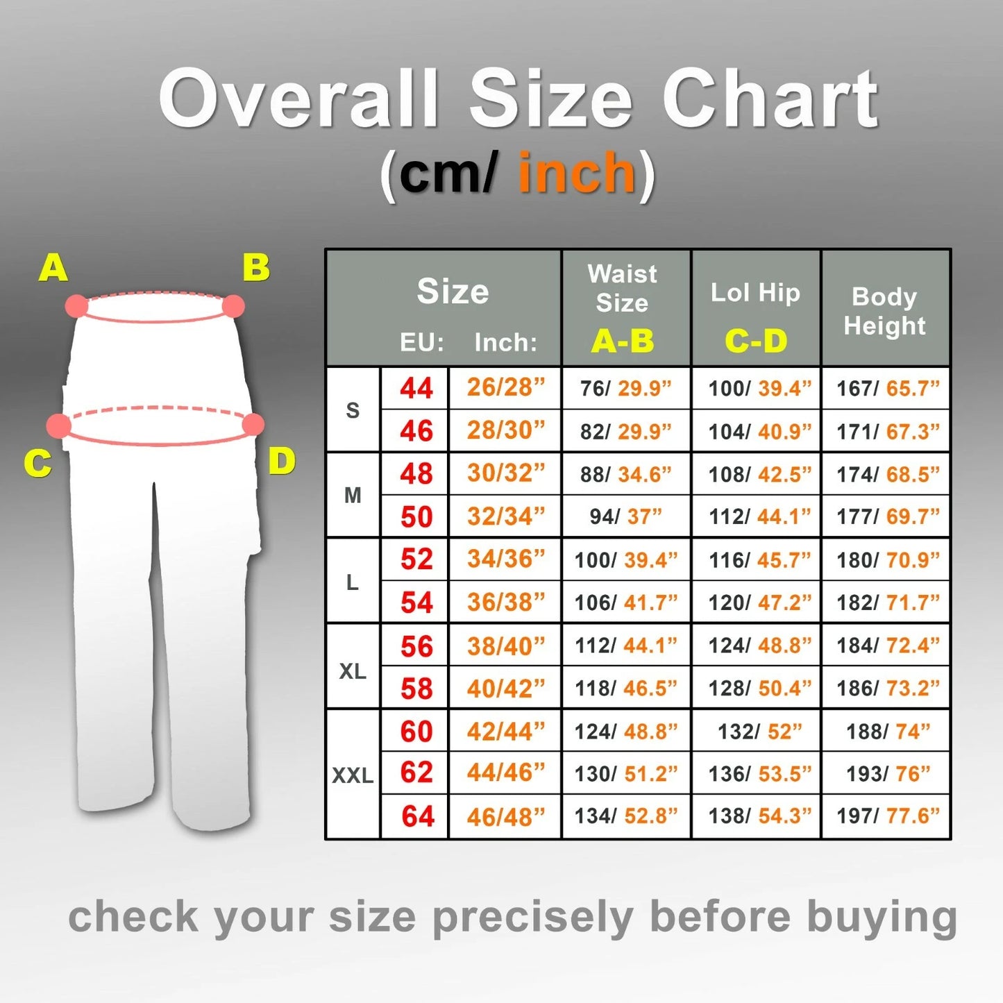 CXS LUXY Work Trousers JOSEF Mens Cotton Cargo Workwear Pants Reinforced Knees