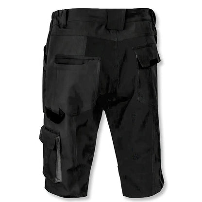 CLASSIC 100 Slim Work Shorts Trousers Cotton Oxford Reinforced Mens Grey