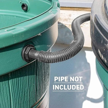 Water Butt Linking Kit Hose Connector Pipe Linking Set 1/2"–2" Tank Adapter UK