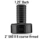IBC Tank Adapter S60x6 1/2"-2" Hose Tail Connector Water Butt Fitting