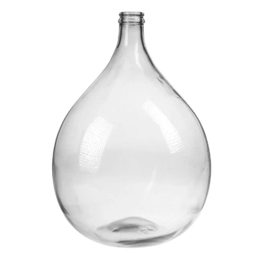 10L 15L 25L Glass Demijohn with Wicker Basket for Wine Beer Cider Mead Making