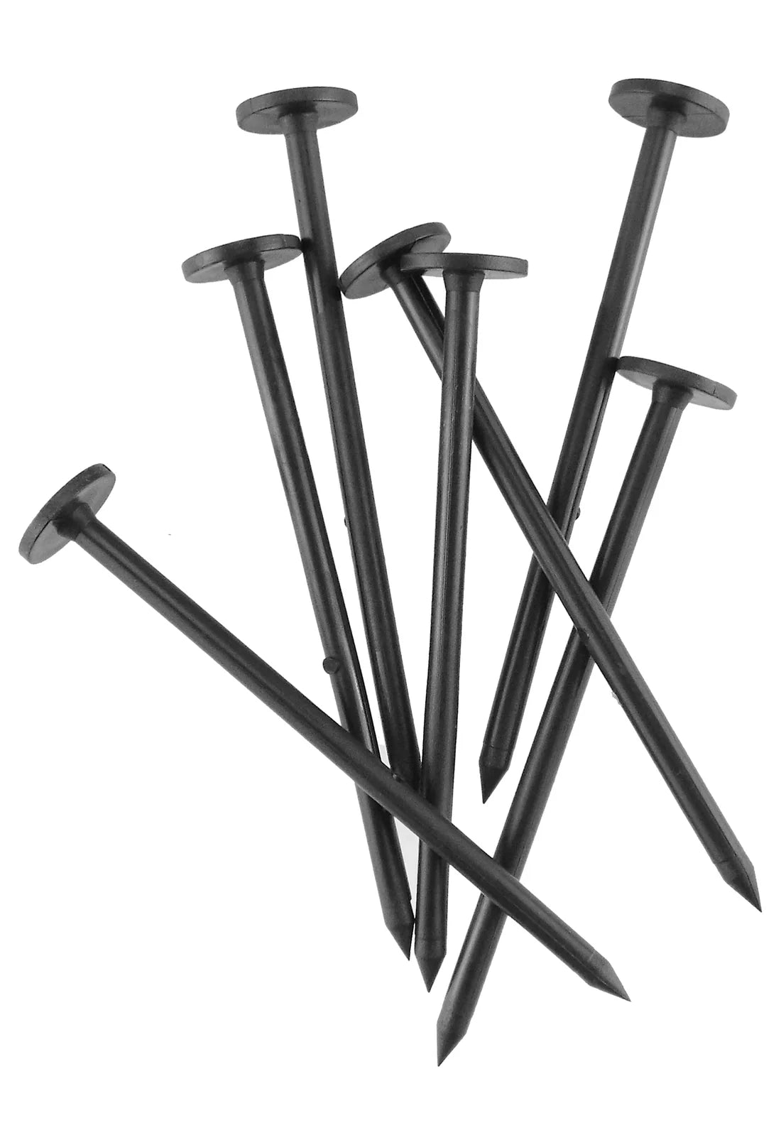 Weed Membrane Pegs Plastic & Metal Fixing Nails Barbed Smooth U Shape Various Sizes