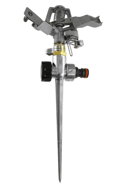 Metal Pulsating Garden Sprinkler with Spike