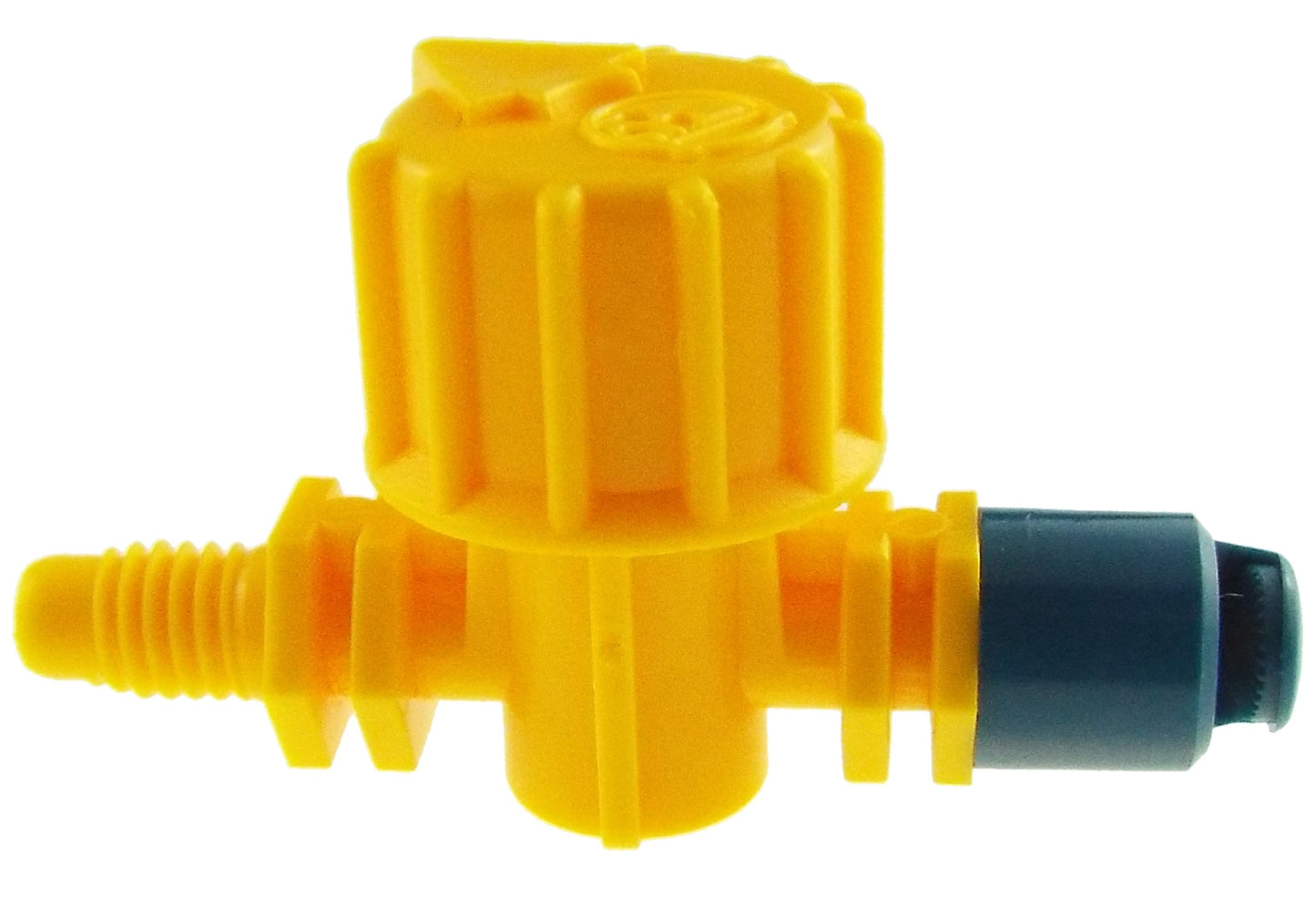 Antelco Vari-Jet™ 180° Adjustable Irrigation Nozzle – Blue Cap, Yellow Base