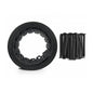 10m Easy Garden Edging Set – 100mm Black Lawn Border with Pegs
