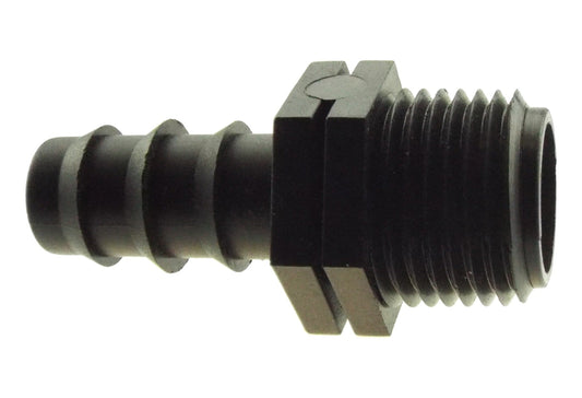 ½” Irrigation Tubing Connector with 3/4” BSP Male Fitting