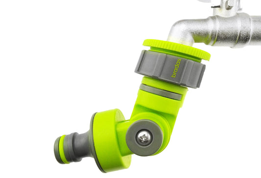 Lime Adjustable Hose Tap Fitting