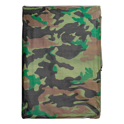 Camo Fishing Shelter Tarp Waterproof Camping Bushcraft Survival Cover