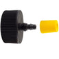 4mm Micro Tube Adapter with 3/4" BSPF Tap Connector – Black/Yellow
