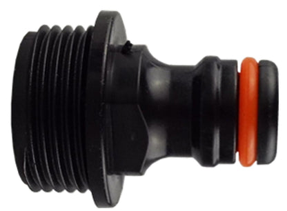 ¾’’ BSP Male Tap Connector Black
