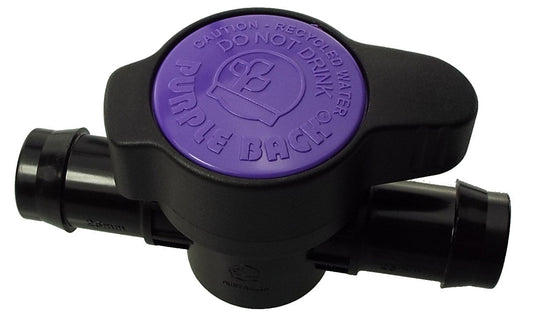 Antelco Purple Back® Irrigation Valve – 19 mm Barb Fitting