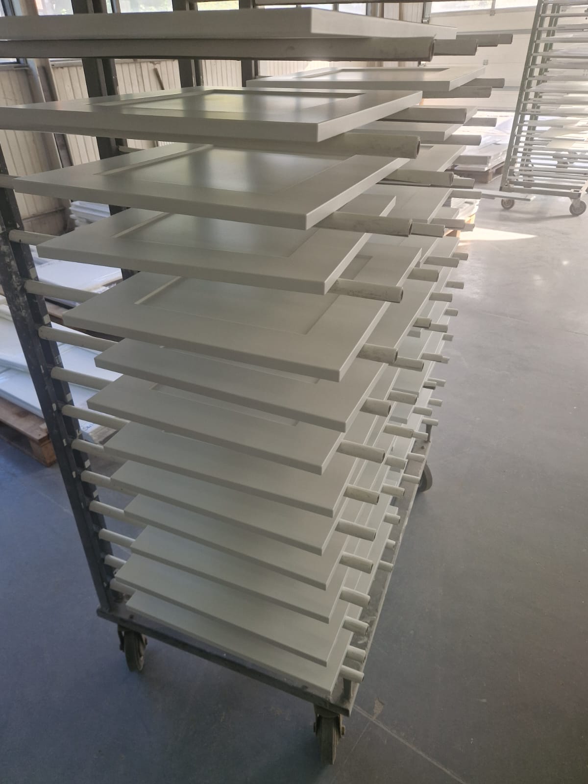 Replacement Kitchen Cabinet Door Shaker 85mm Frame Primed or Raw MDF
