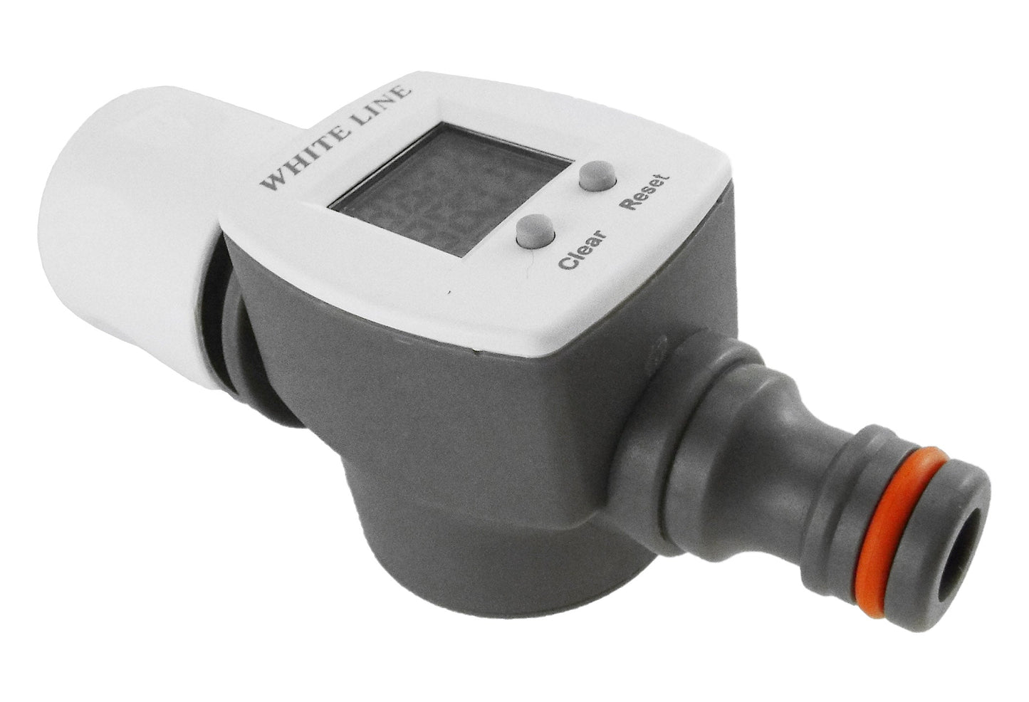 Water Flow Meter with Quick Snap-On Fitting