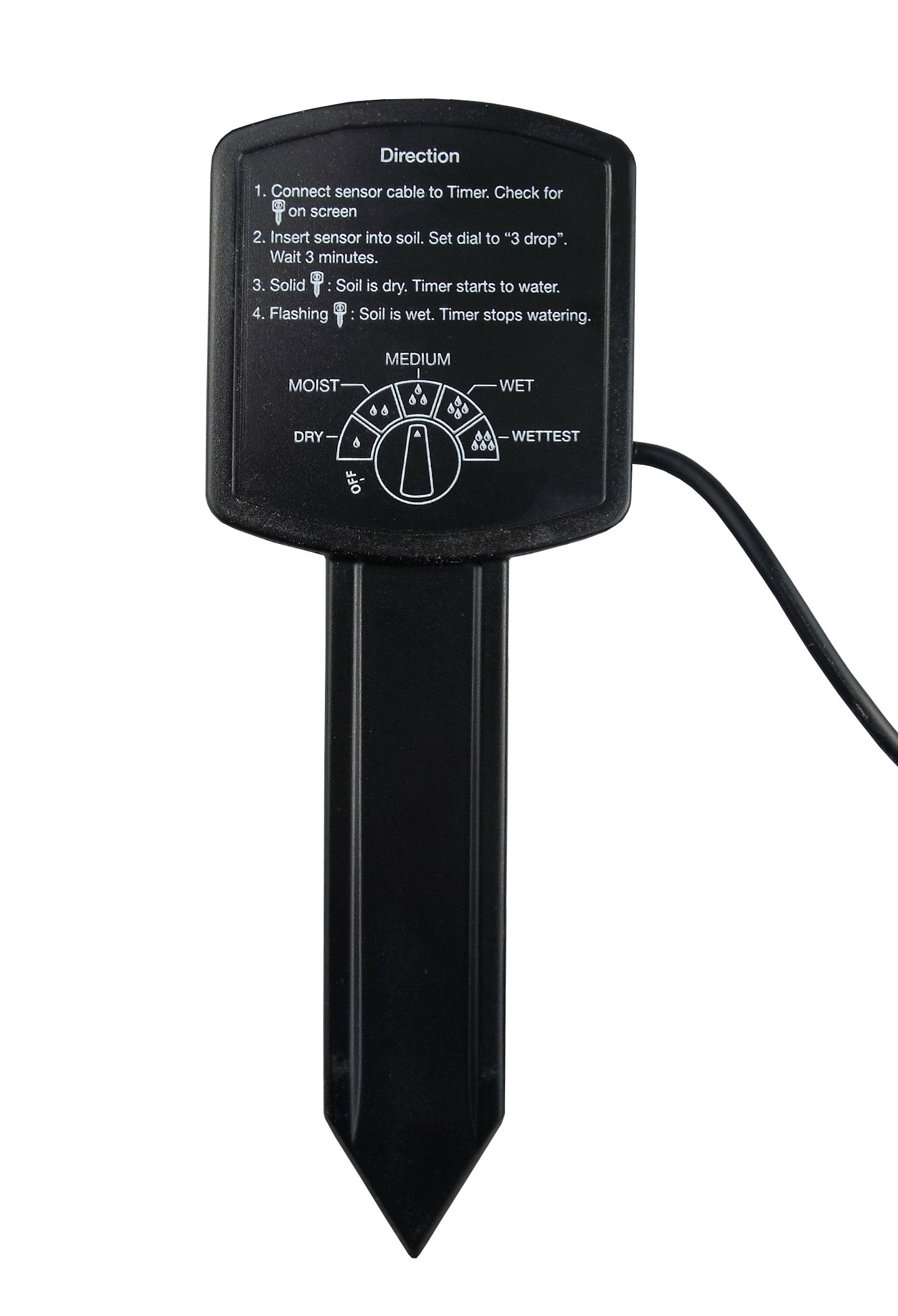 Cost Wise Soil Moisture Detection Probe Compatible with CW Irrigation Timers