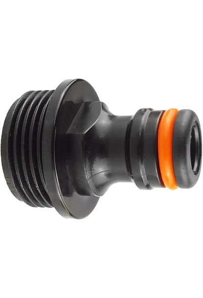 ¾’’ BSP Male Tap Connector Black
