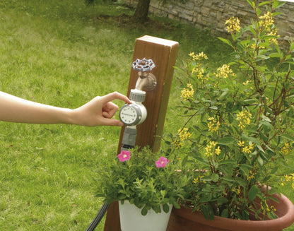 White Line Mechanical Garden Water Timer Controller