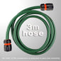 Premium 4 Layer Garden Green Hose Pipe Watering Hose with 2 Hose Connectors