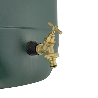 ½" Water Butts Set Inluding Brass Tap and Snap-On Quick Connect