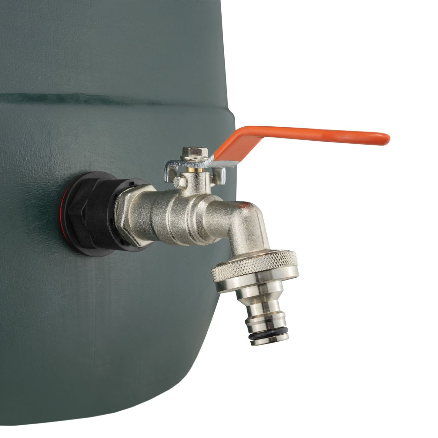 Rain Barrel Tap Kit 1/2" 3/4 BSP Water Butt Connector - Fit 21mm 26mm Hole