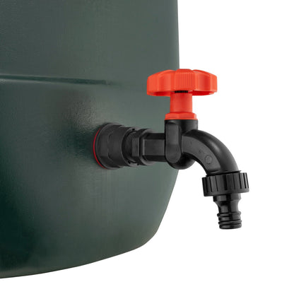 Water Butt Connector Set 1/2’’ with Black PP Tap and Drill Bit