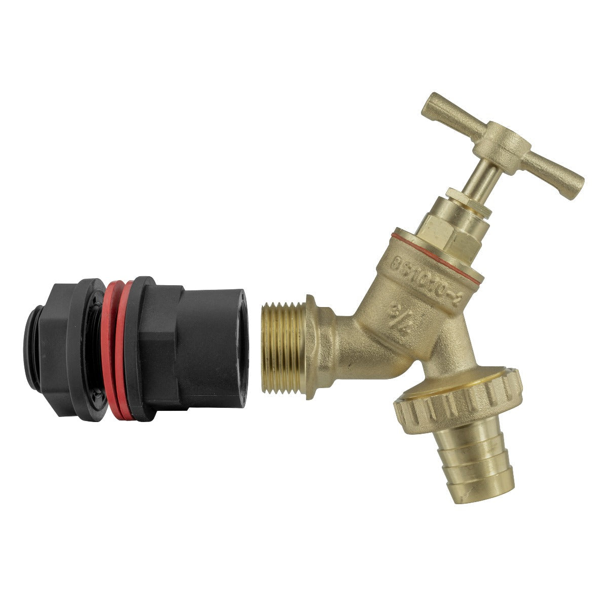 3/4" Water Butt Set Including Brass Garden Tap