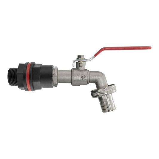 3/4" Water Butt Set Including Lever Tap and 3/4" Hose Barb Connector