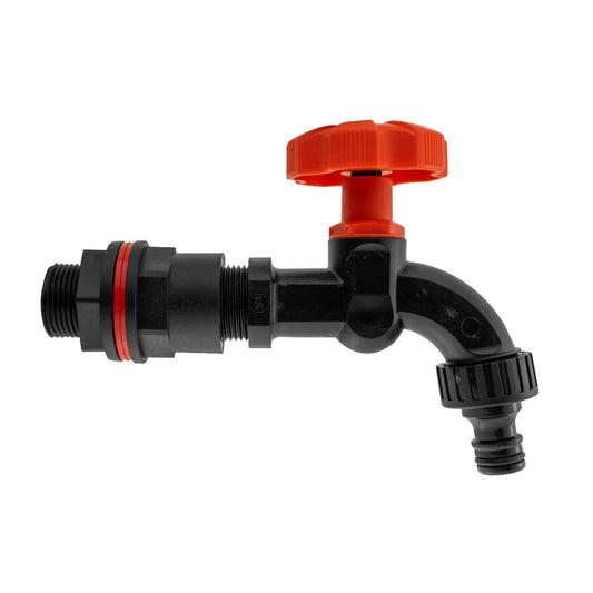 ¾" Water Butt Set Including Black PP Garden Tap