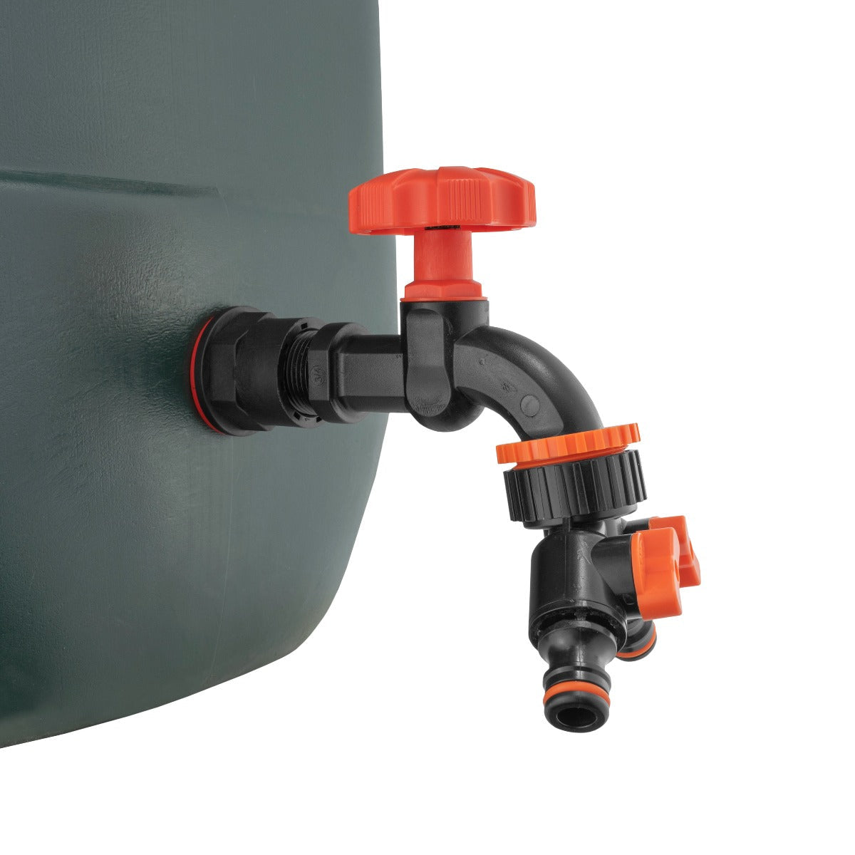 3/4’’ Water Butt Set with Black PP Tap, Tap Splitter and Drill Bit
