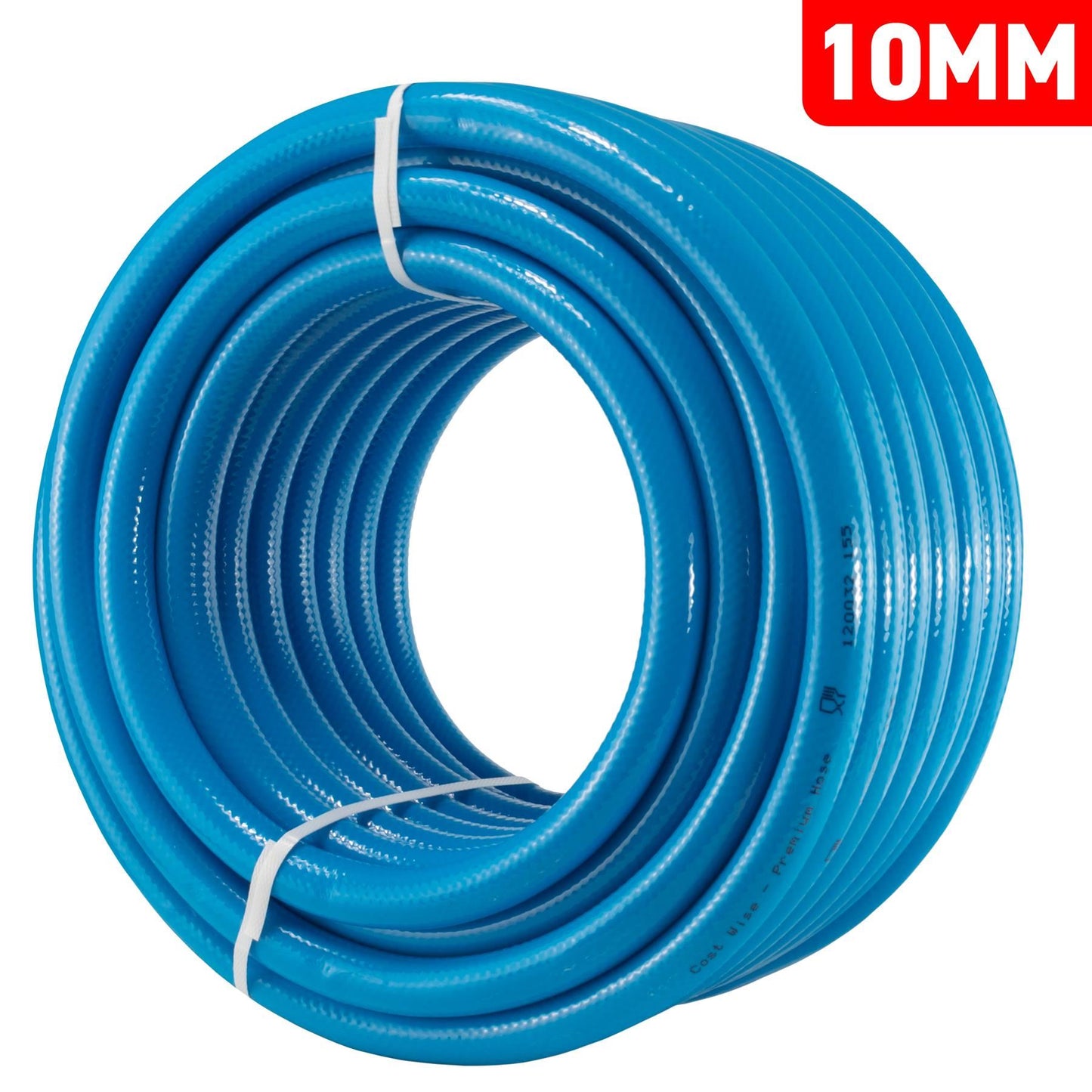 Reinforced Drinking Water Hose Pipe 10mm 1/2" Garden Irrigation 10m–60m