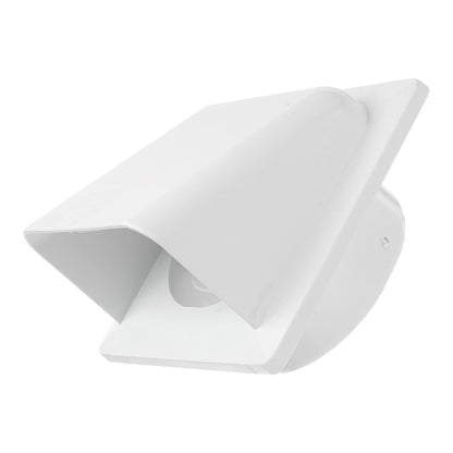 KRD/100 White External Louvre Vent, fi100mm