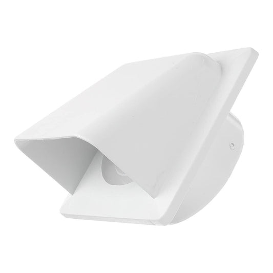 KRD/100 White External Louvre Vent, fi100mm