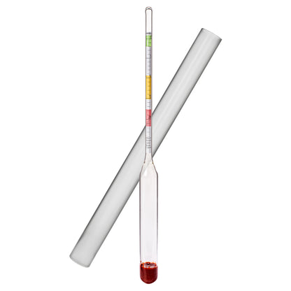 Wine Hydrometer Sugar Meter 0-24 Brix Home Brewing Wine Making Test Kit
