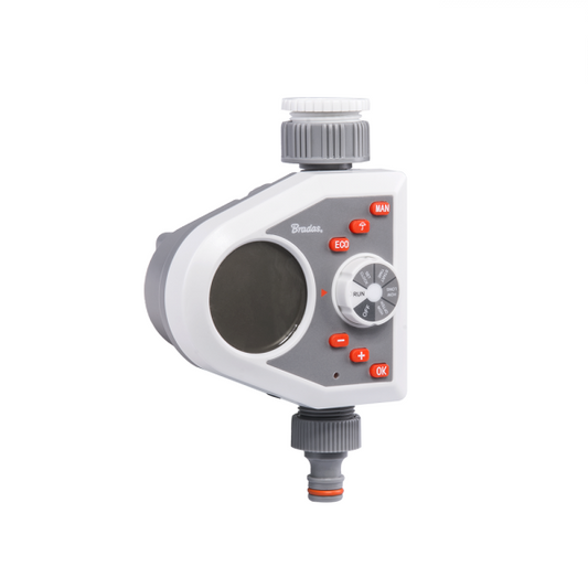 White Line Single-Outlet Electronic Water Timer Controller