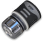 Grey Female Garden Hose Fitting With Stop – 1/2" or 5/8"