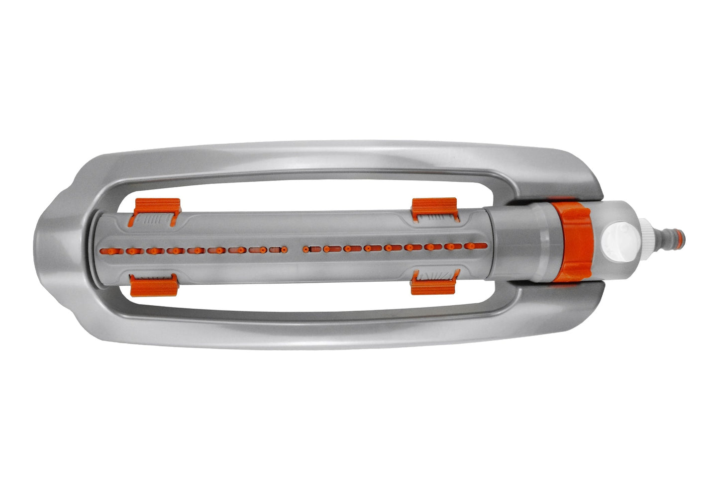 White Line Metal Oscillating Sprinkler with Adjustable Spray Width