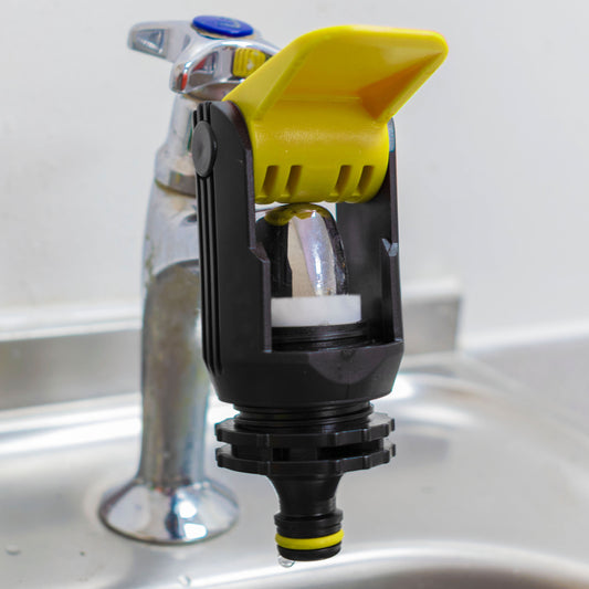 Non-Branded Yellow Adapter for Kitchen Tap
